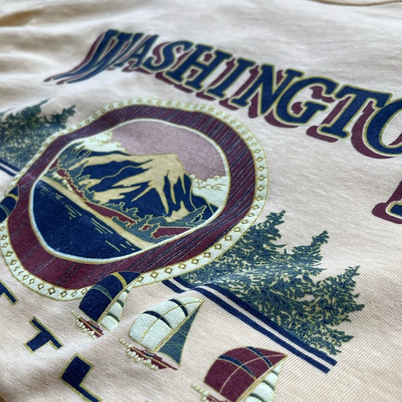 Vintage Seattle Washington T-Shirt - Picture 3 of 4